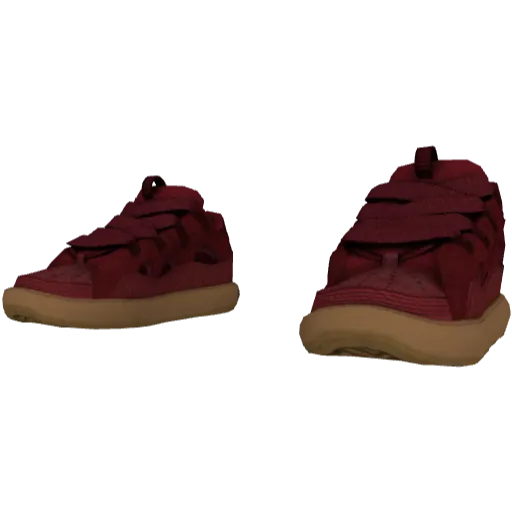 Красные дутые кеды