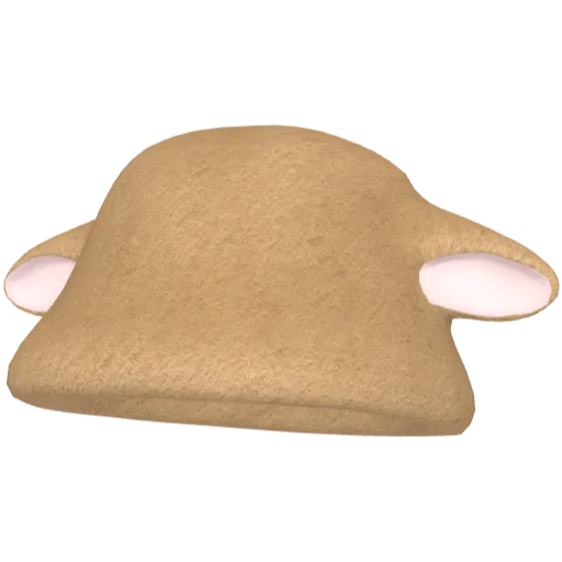 Бежевая панамка овечка