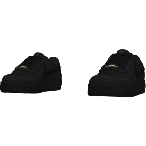 Черные кроссовки Nice Flow Force 1 