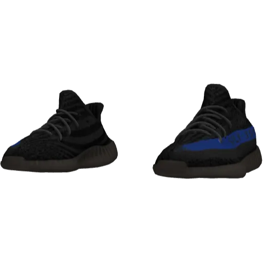 Черно-синие кроссовки Adibas Ez Boost 350