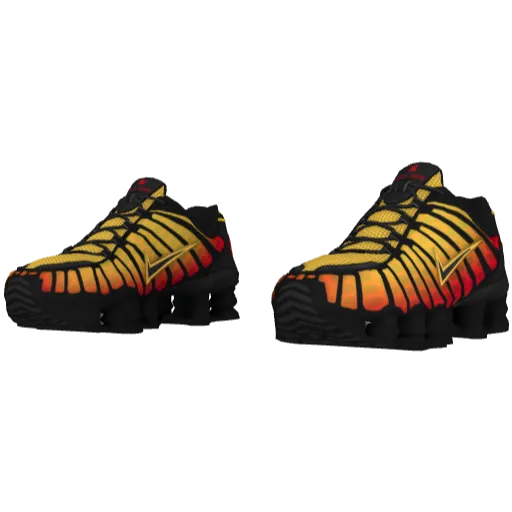 Nike Shox - Черно-розовый (3)