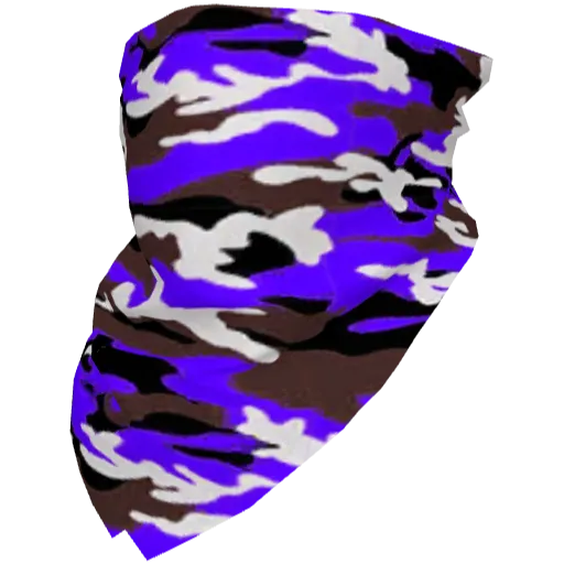 Сиреневая камуфляжная балаклава Gang Collection