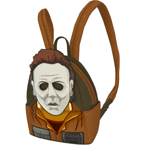 Оранжевый с коричневым рюкзак Michael Myers (Luminoforo)