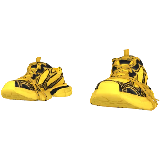 Желтые кроссовки Balemciaga (Luminoforo)