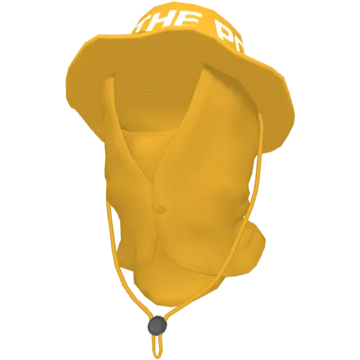 Бежевая панама FTP с маской