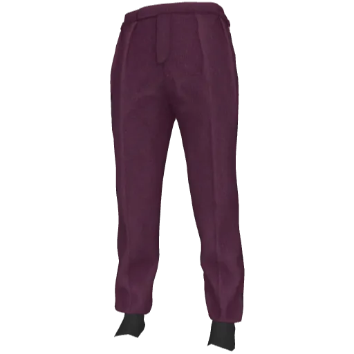 Фиолетовые строгие штаны