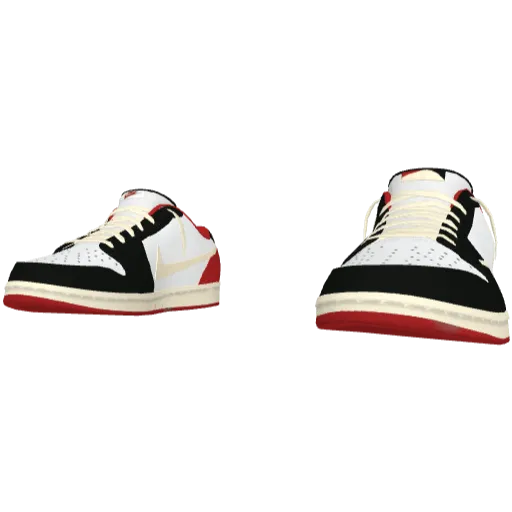 Бело-красные кроссовки Nice Reverse Swoosh