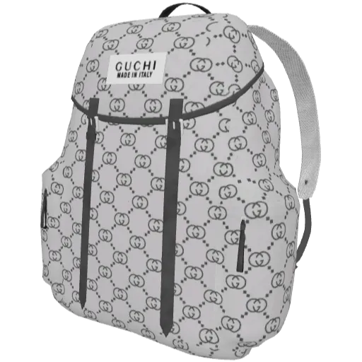 Серый рюкзак Guchi