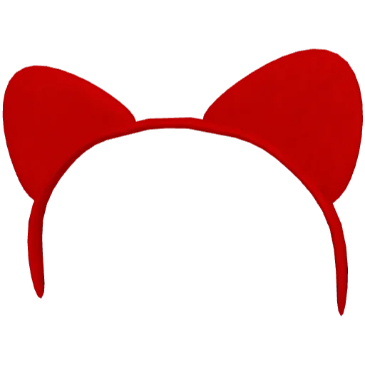 Красный кошачий ободок