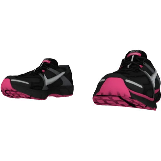 Розово-черные кроссовки Nice