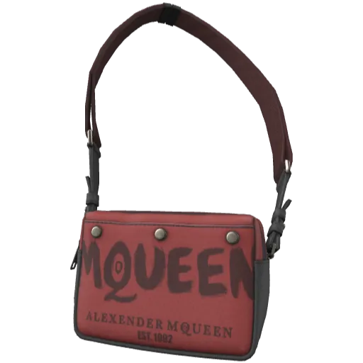 Красная сумка MQUEEN через плечо