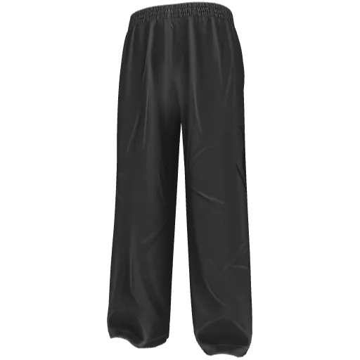 Черные широкие спортивные штаны