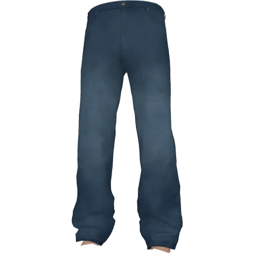 Синие джинсы с эффектом испорченности