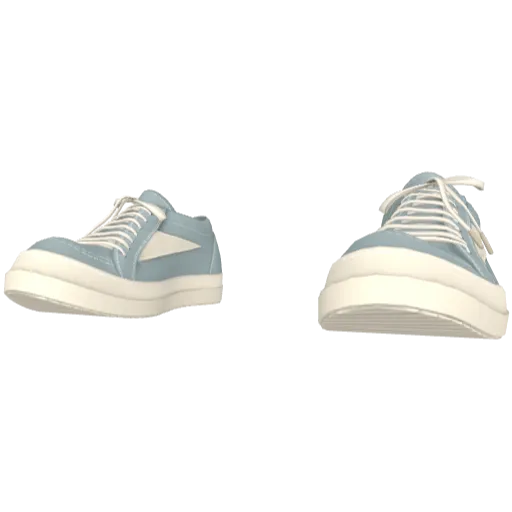 Голубые кеды Rick Onens Low