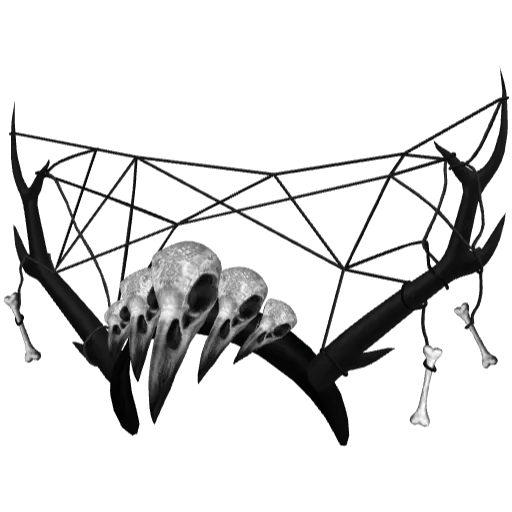 Бело-чёрные рога ведьмы