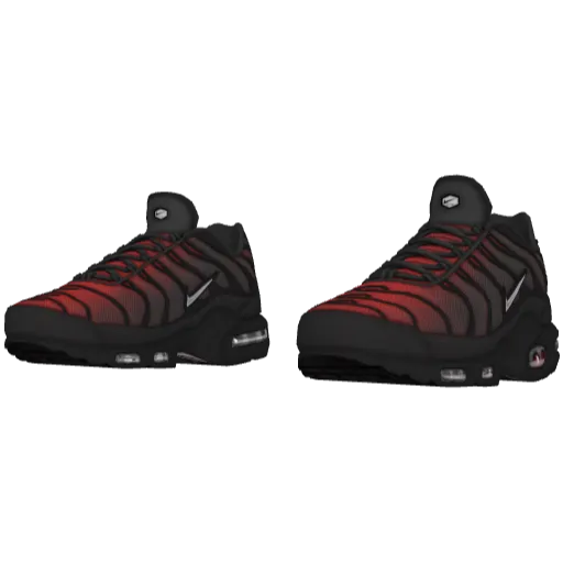 Кроссовки Nike TN - Черно-красный (2)