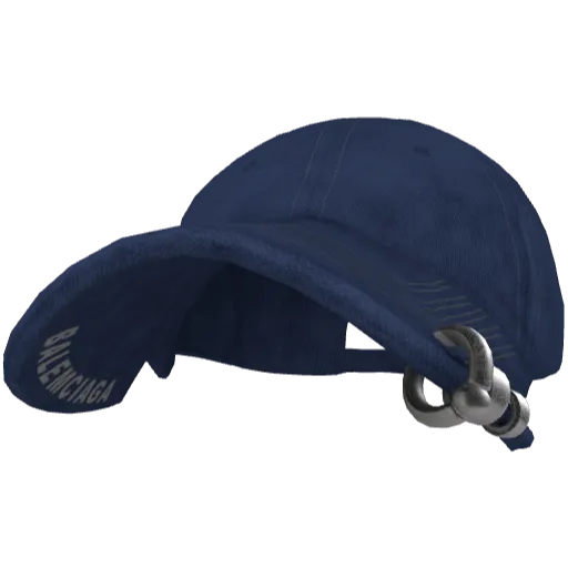 Синяя кепка Balemciaga