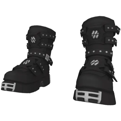 Черные высокие ботинки New Rock