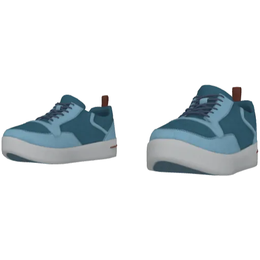 Голубые кроссовки Loro Paino