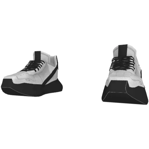 Белые кроссовки Rick Onens