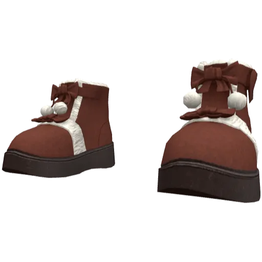 Коричневые ботинки с бантиком