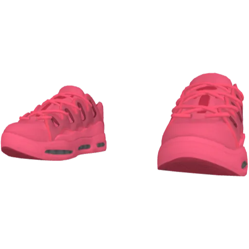 Розовые дутые кеды D3 (Luminoforo)