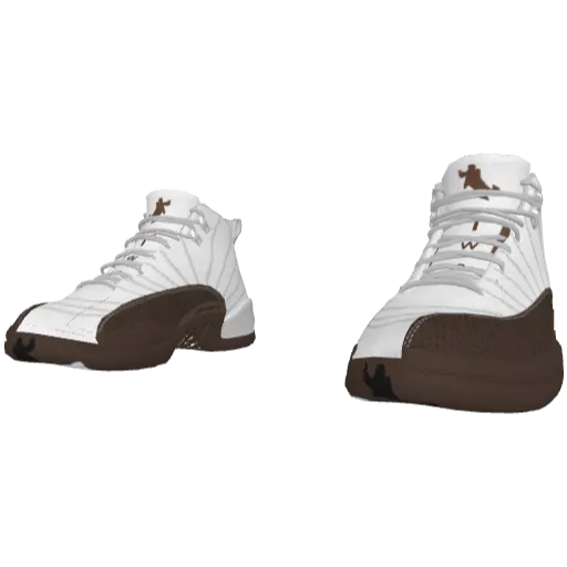 Коричнево-белые высокие кроссовки Flow