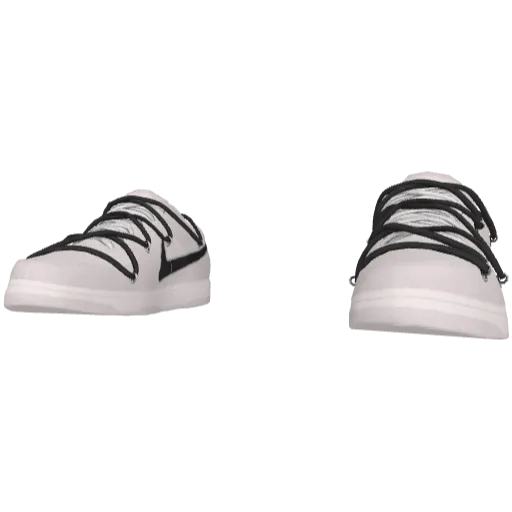 Белые кроссовки Nice (Luminoforo)