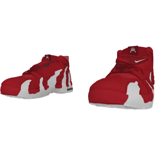 Красно-белые кроссовки Nice