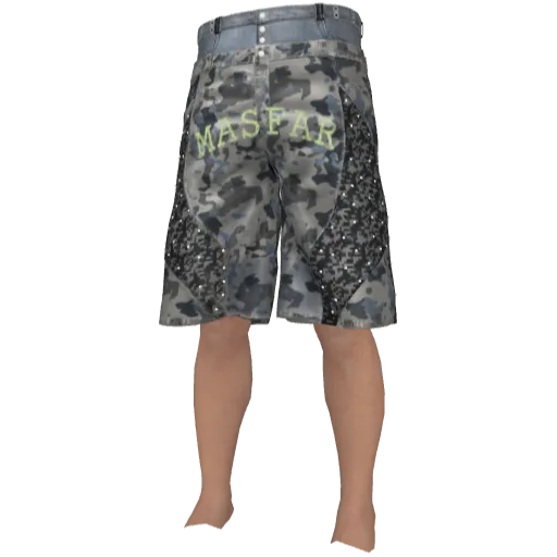 Джинсовые шорты MASFAR серые