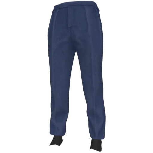 Синие строгие штаны