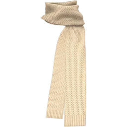 Бежевый длинный шарф