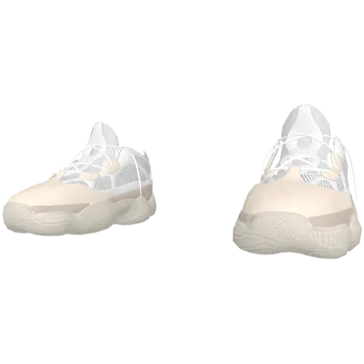 Белые кроссовки Abibas 900 (Luminoforo)
