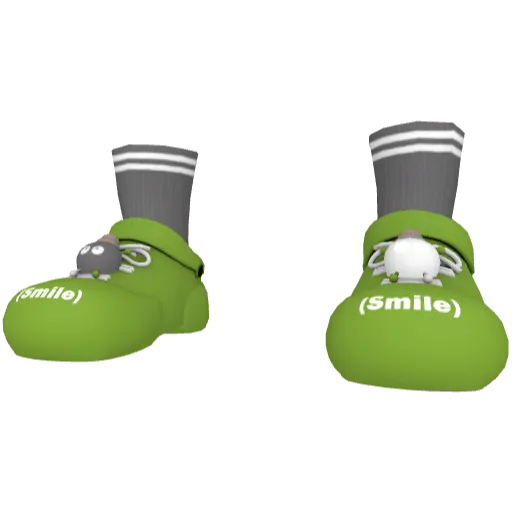 Зеленые тапочки Smile