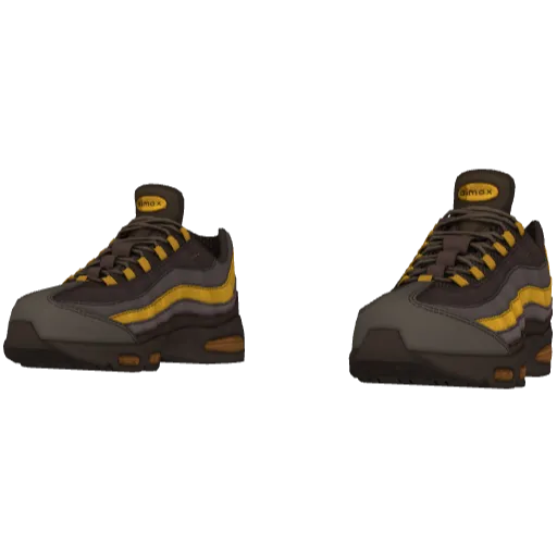 Желтые кроссовки Nice Flow Max 95