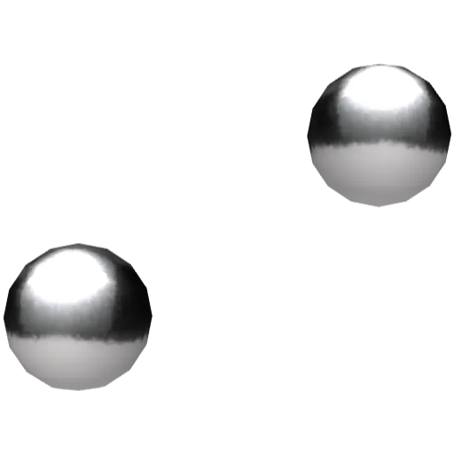 Пирсинг на щеку серебряный