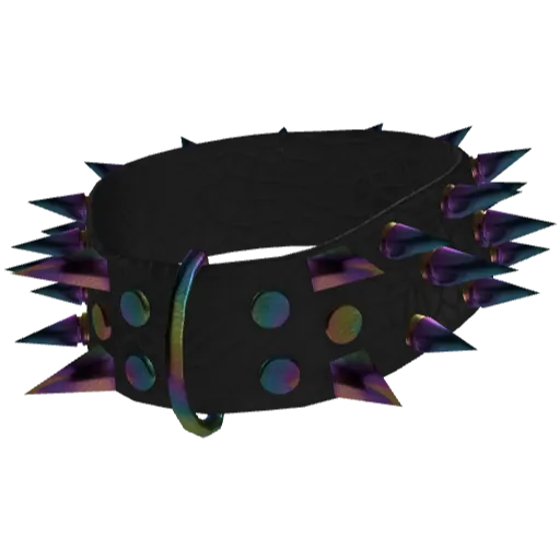 Анодированный чокер с шипами