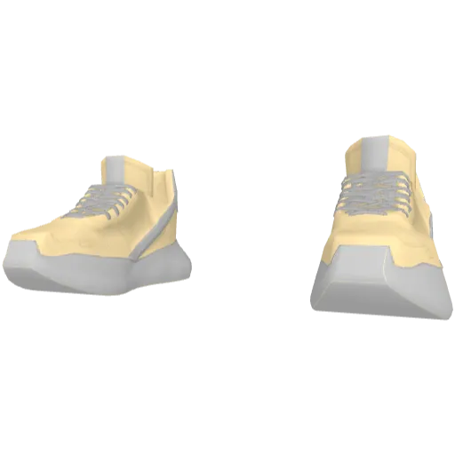 Желтые кроссовки Rick Onens