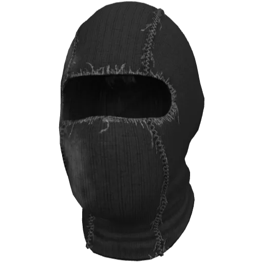 Черная сшитая балаклава