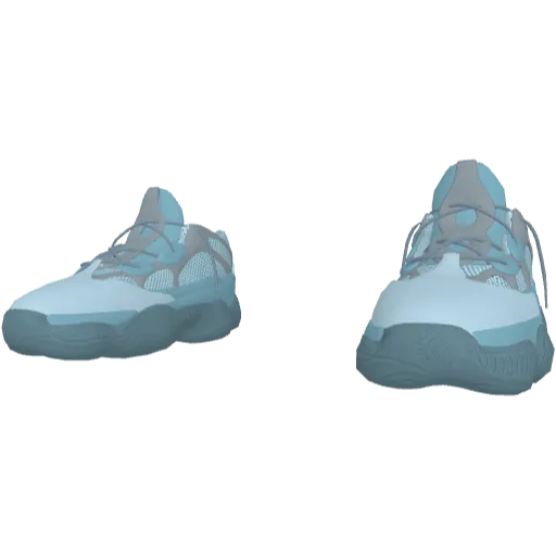 Голубые кроссовки Abibas 900