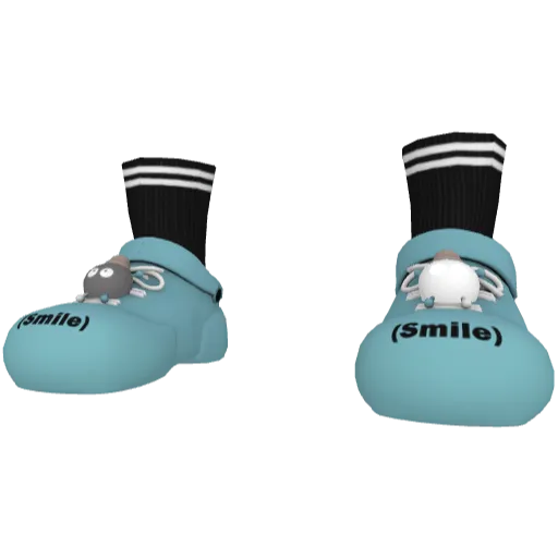 Голубые тапочки Smile