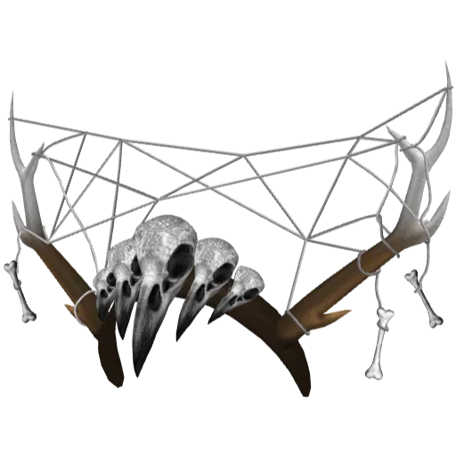 Бело-коричневые рога ведьмы