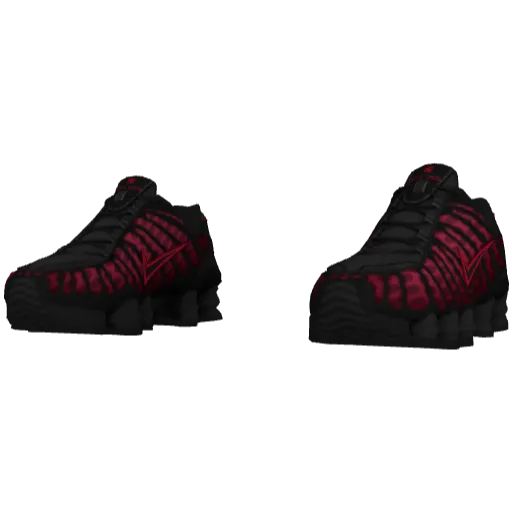 Бордовые кроссовки Nice Shoks