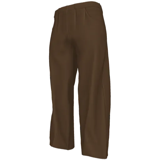 Коричневые трикотажные брюки