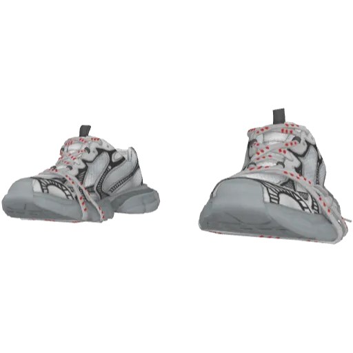 Серые кроссовки Balemciaga (Luminoforo)