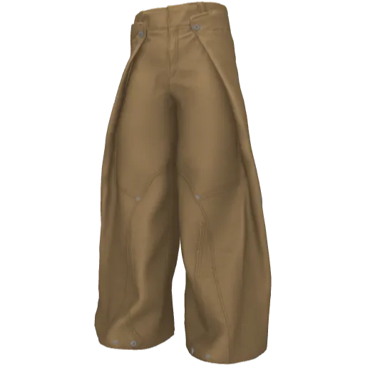 Песочные широкие штаны