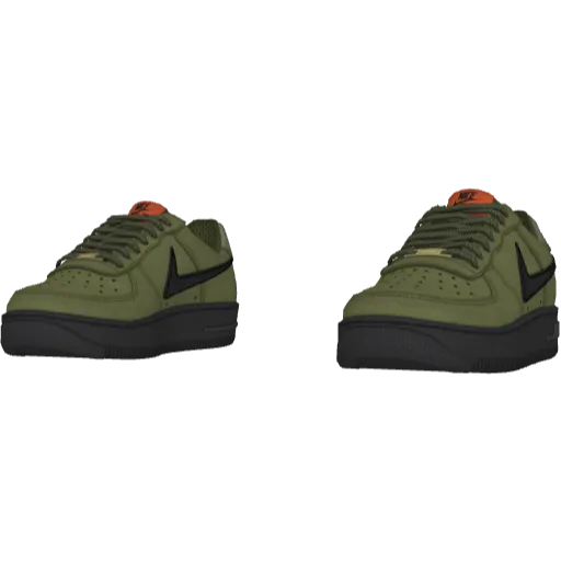 Зеленые кроссовки Nice Flow Force 1 