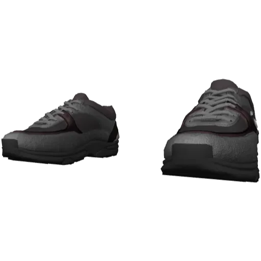 Черно-серые классические кроссовки