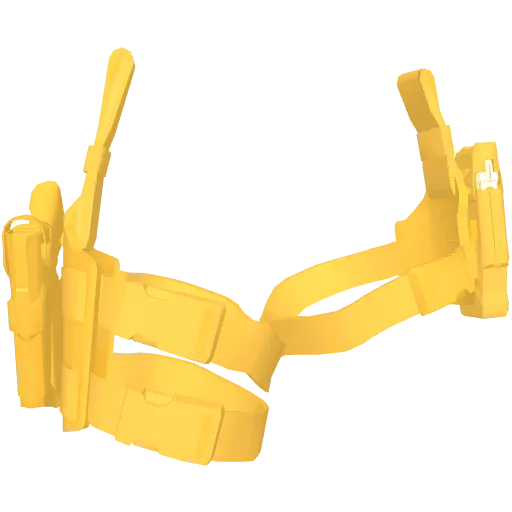 Жёлтая кобура на две ноги