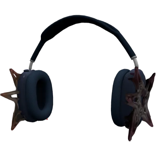 Синие наушники Appia Pro Max со звездой (Голова)